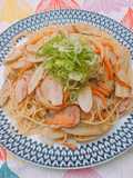 ごぼうベーコンバター醤油パスタ
