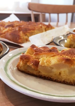 HMでザクザクしっとりリンゴケーキ♡-レシピのメイン写真