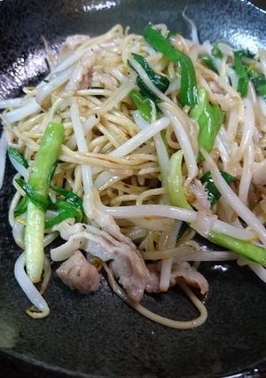大磯屋ニラもやし焼そば-レシピのメイン写真
