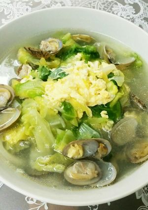 簡単♪あさりと春キャベツの春うどん-レシピのメイン写真