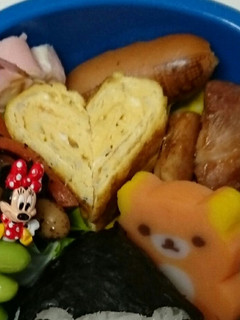 しらす入りハートの卵焼-レシピのメイン写真