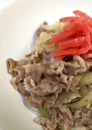 簡単‼牛丼-レシピのメイン写真