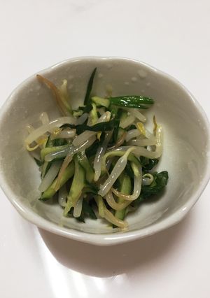 簡単で安上がり☆もやしとニラのナムル-レシピのメイン写真