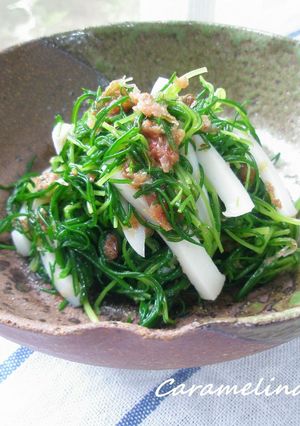 おかひじきと蒲鉾の梅おかかあえ-レシピのメイン写真