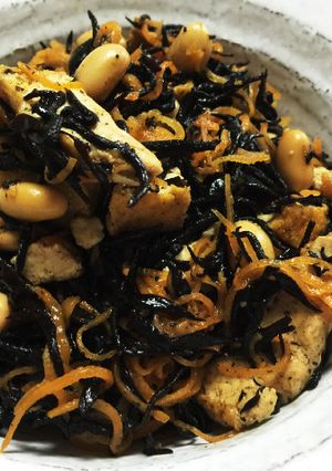 常備菜【砂糖なしでも美味しい☆ひじき煮】-レシピのメイン写真