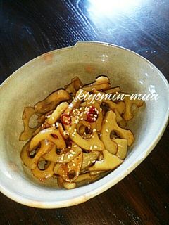 レンコンのきんぴら♪とっても簡単!-レシピのメイン写真