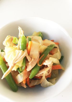 鶏ささみキャベツのわさび醤油和え-レシピのメイン写真