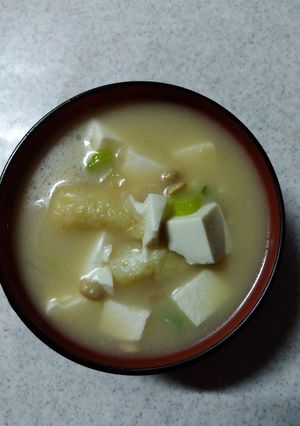 大豆三昧の味噌汁-レシピのメイン写真