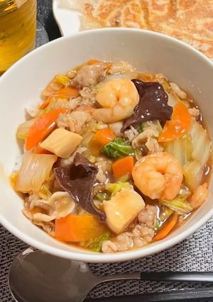 簡単！中華丼(キャベツで代用可)-レシピのメイン写真