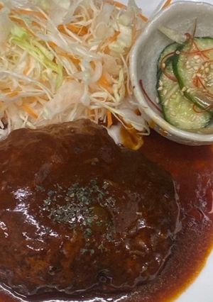 ハンバーグ-レシピのメイン写真
