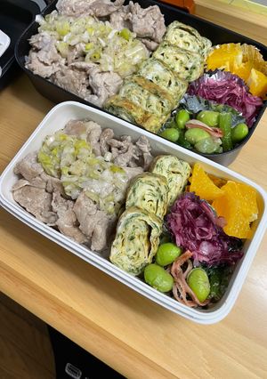 20241010娘ちゃん息子っちのお弁当-レシピのメイン写真