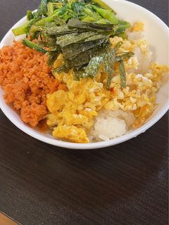 菜の花3色丼-レシピのメイン写真