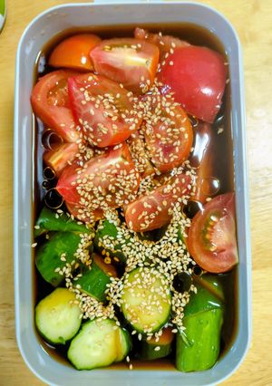 トマトときゅうりのさっぱり漬け-レシピのメイン写真