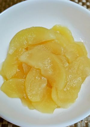 ★低糖質‼レンジでチン！りんごコンポート-レシピのメイン写真