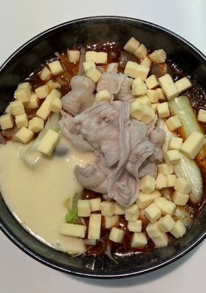 ネオ中華風　濃厚クリーミーチーズ麻辣湯-レシピのメイン写真