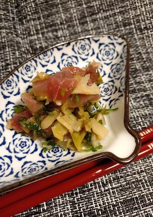 マグロとザーサイの和え物-レシピのメイン写真