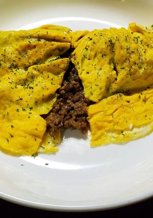 挽肉オムレツ(カレー味)-レシピのメイン写真