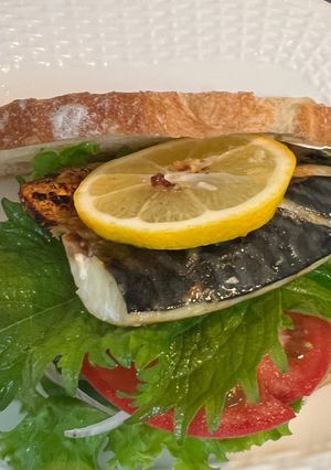 鯖🐟大葉🌿レモン🍋爽やかサンドイッチ-レシピのメイン写真