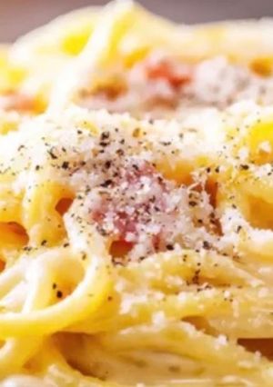 レンジ2分！袋麺で限界カルボナーラ-レシピのメイン写真