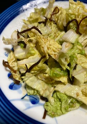 ウチの白菜の塩昆布和え-レシピのメイン写真