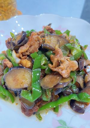 ご飯が進むおかず〜ピリ辛なすピーマン炒め-レシピのメイン写真