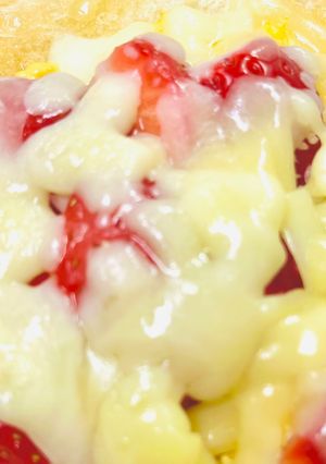 いちご🍓レーズンたまごONチーズ🧀パン🍞-レシピのメイン写真