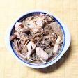 鶏ささみ肉と 白滝 エノキの ごま味噌煮✿