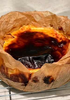 ヨーグルトで超簡単♡バスクチーズケーキ-レシピのメイン写真