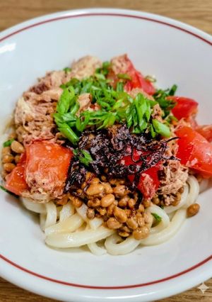 サバとトマトの冷やし麺-レシピのメイン写真