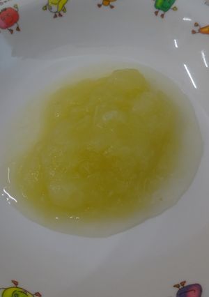離乳食5か月頃～キャベツのペースト-レシピのメイン写真