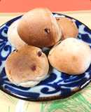 米粉で作れば美味しいドライフルーツパンが