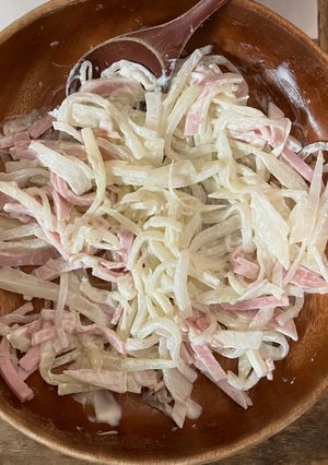 辛味を抜いた大根サラダ-レシピのメイン写真