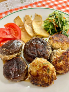 豚ミンチで椎茸の肉詰め♪-レシピのメイン写真