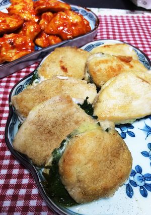 しっとり鶏胸シソチーズ挟み焼き-レシピのメイン写真