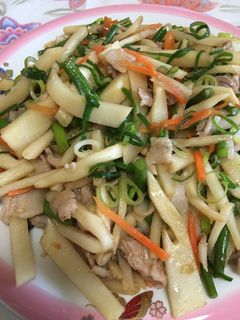 簡単な筍と豚肉炒め-レシピのメイン写真
