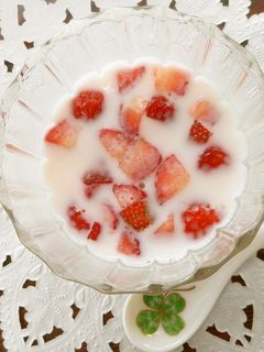 めっけもん♪いちごミルクプリン-レシピのメイン写真