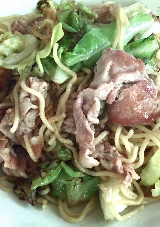 ゆず胡椒風味の焼きそば-レシピのメイン写真