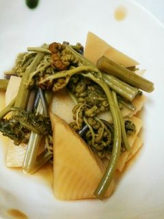 今が旬♪たけのことわらびの煮物-レシピのメイン写真