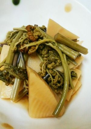 今が旬♪たけのことわらびの煮物-レシピのメイン写真
