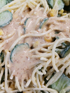 キュウリまるごとゴマドレで!!スパサラ-レシピのメイン写真