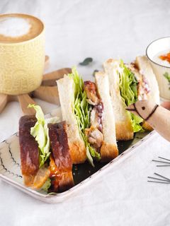 照り焼きチキンサンド-レシピのメイン写真