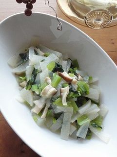 大根と小松菜の炒め煮-レシピのメイン写真