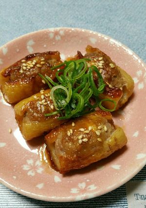 ちくわの肉詰め！甘辛ソースを絡めて♡-レシピのメイン写真
