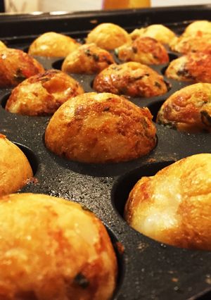 焼き方がポイント♩小麦粉で作るたこ焼き⁂-レシピのメイン写真