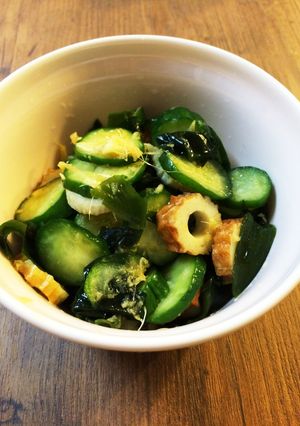 甘さ控えめ目☆生姜のさっぱり酢の物-レシピのメイン写真