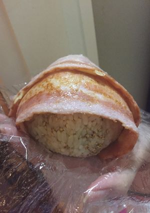 ベーコン巻おにぎり-レシピのメイン写真