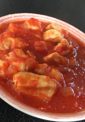 お弁当に☆鶏むね肉のトマト煮-レシピのメイン写真