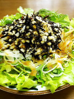 和風ドレで食べるひじきともち麦のサラダ-レシピのメイン写真