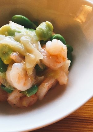 そら豆えび炒め-レシピのメイン写真