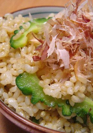 ゴーヤーバター玄米ご飯-レシピのメイン写真